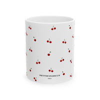 Cherry Pattern Ceramic Mug