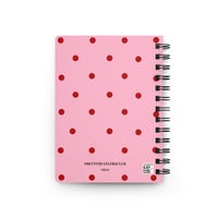 Pink with Red Polka dots V2 Spiral Bound Journal