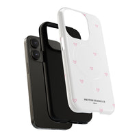 Pink Tiny Hearts Pattern (MagSafe) Phone Case