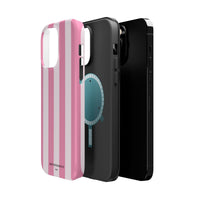 Pink Stripes V2 MagSafe Phone Case