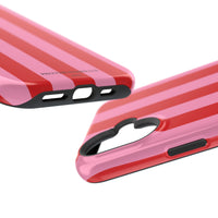 Red and pink stripes V2 (MagSafe) Phone Case
