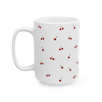 Cherry Pattern Ceramic Mug