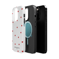 Red Heart Pattern (MagSafe) Phone Case