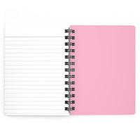 Pink with Black Polka Dots V2 Spiral Notebook