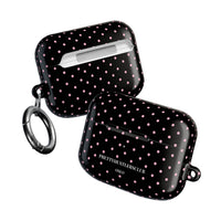 Black with Pink Polka Dots AirPod Pro Case
