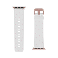 Pink Tiny Hearts Pattern Apple Watch Band