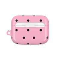 Pink With Black Polka Dots V2 AirPod Pro Case