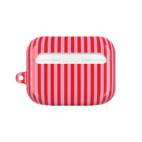 Red and Pink Stripes AirPod Pro Case
