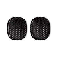 Black with Pink Polka Dots AirPods Max Covers