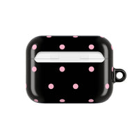 Black with Pink Polka Dots V2 AirPod Pro Case