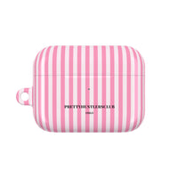 Pink Stripes AirPod Pro Case