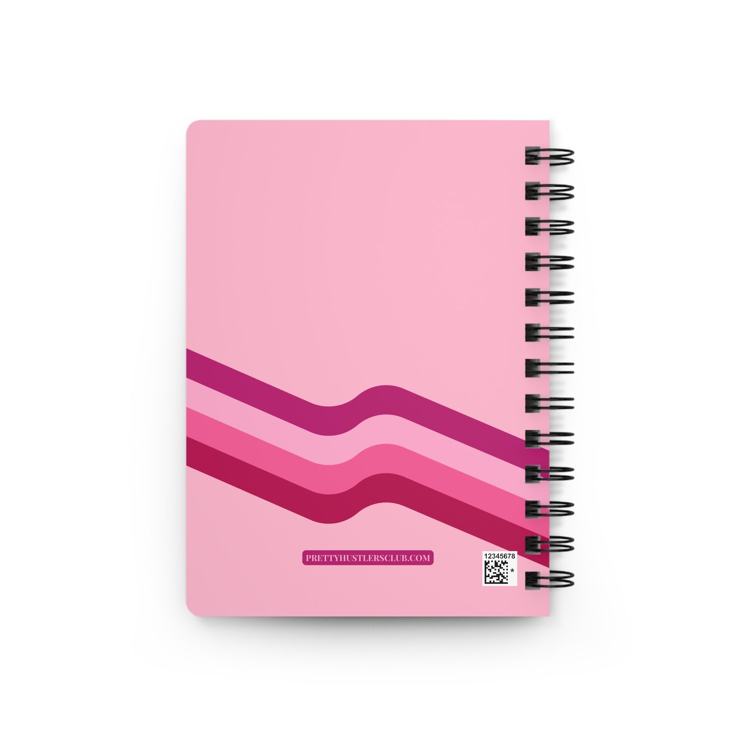 Pink 70s Disco Themed Spiral Bound Journal