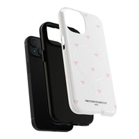 Pink Tiny Hearts Pattern (MagSafe) Phone Case