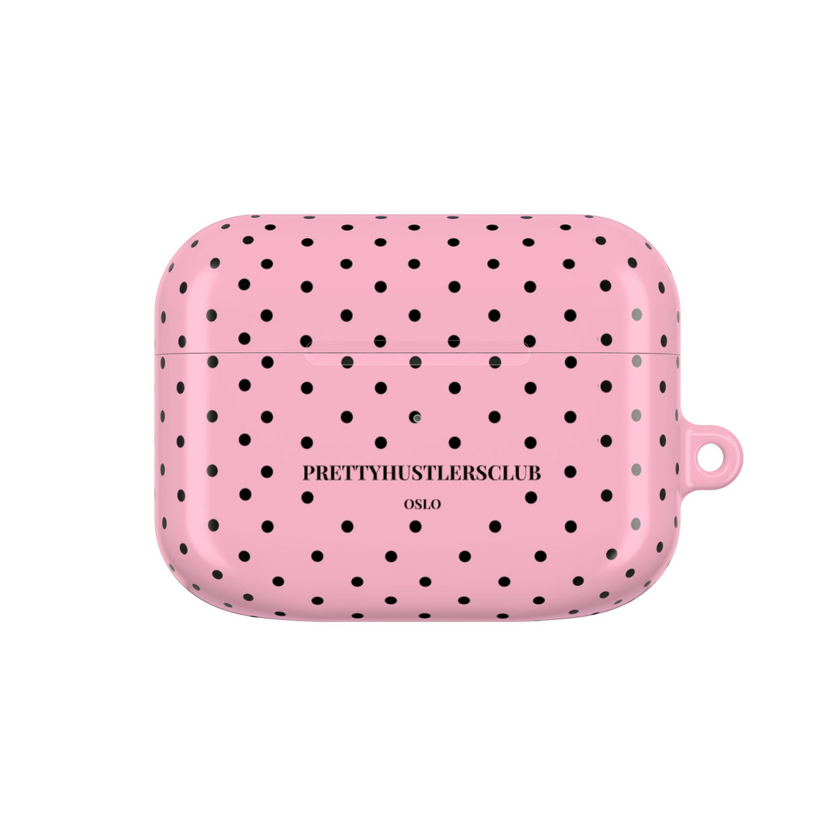 Pink With Black Polka Dots AirPod Pro Case
