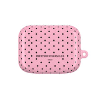 Pink With Black Polka Dots AirPod Pro Case