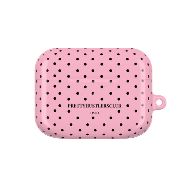 Pink With Black Polka Dots AirPod Pro Case