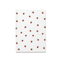 Strawberry Print Hardcover Journal