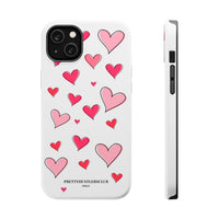 Storybook Hearts Illustration (MagSafe) Phone Case