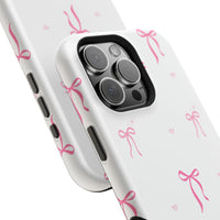 Pink Bow Pattern (MagSafe) Phone Case