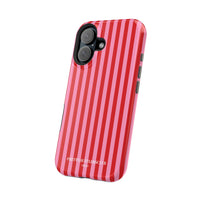 Red and Pink Stripes (MagSafe) Phone Case