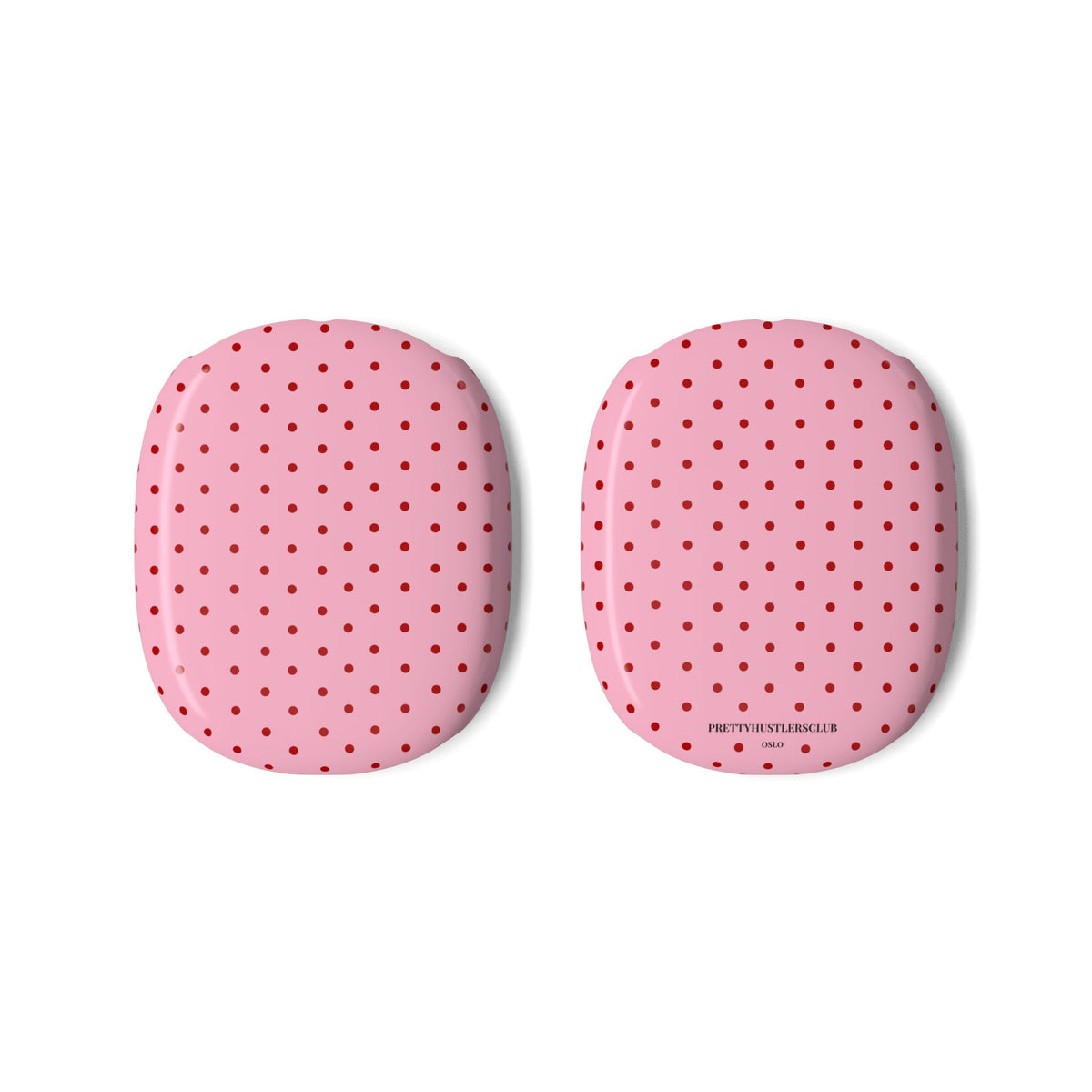 Pink with Red Polka Dots AirPod Max Covers