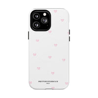 Pink Tiny Hearts Pattern (MagSafe) Phone Case