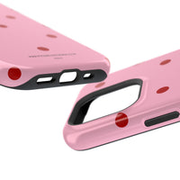 Pink With Red Polka Dots V2 (MagSafe) Phone Case