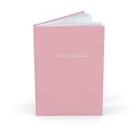 Baby Pink Book For My Thoughts Hardcover Journal