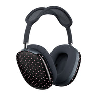 Black with Pink Polka Dots AirPods Max Covers