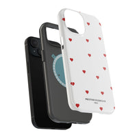 Red Heart Pattern (MagSafe) Phone Case
