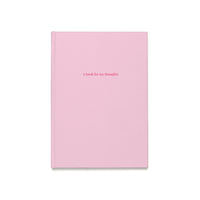 Baby Pink Book For My Thoughts Hardcover Journal (A5)