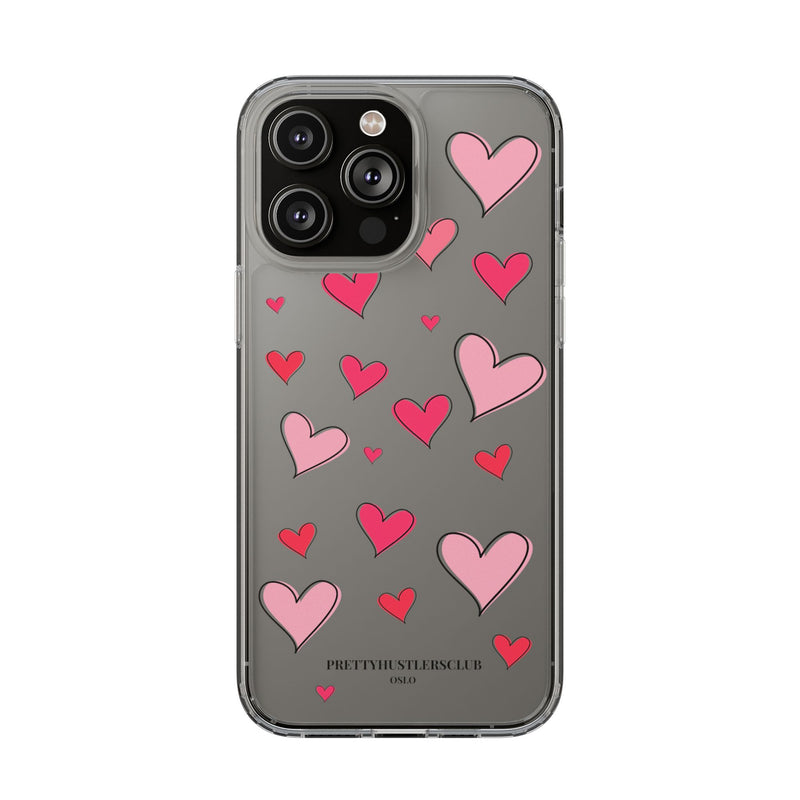 Storybook Hearts Illustration Phone Case