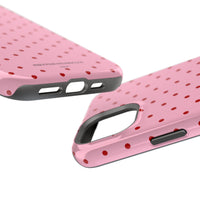 Pink With Red Polka Dots (MagSafe) Phone Case
