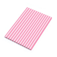 Pink Stripes Hardcover Journal (A5)