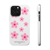 Pink Retro Daisy (MagSafe) Phone Case