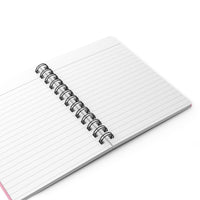Pink with Black Polka Dots V2 Spiral Notebook