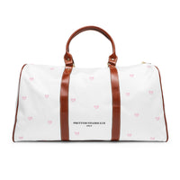 Pink Tiny Hearts Pattern Duffle Bag