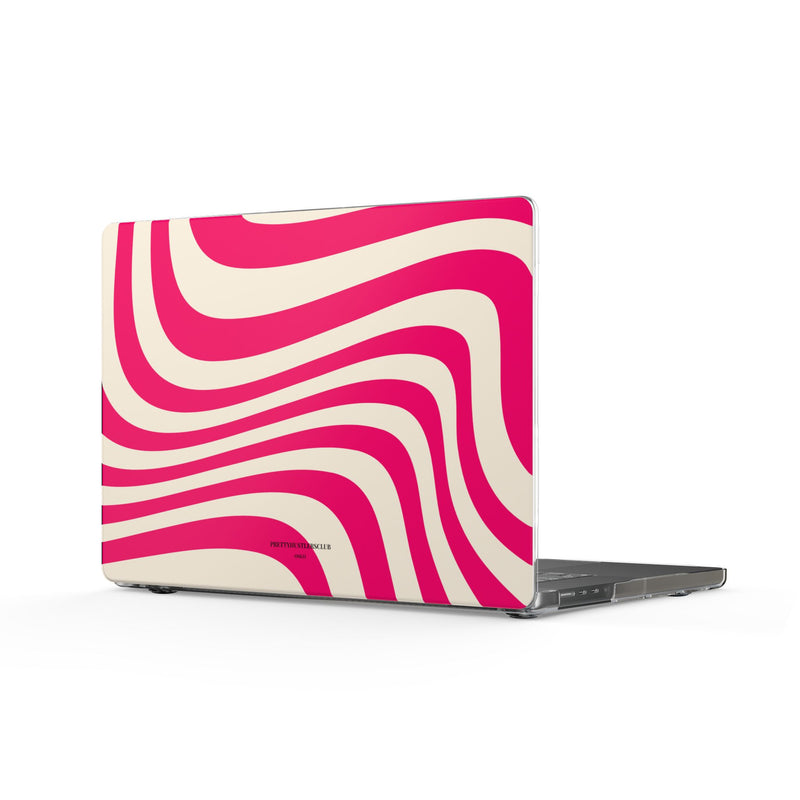 Pink Retro Wave MacBook Case