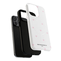 Pink Tiny Hearts Pattern (MagSafe) Phone Case