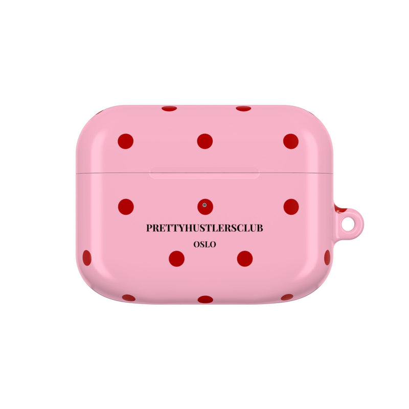 Pink With Red Polka Dots V2 AirPod Pro Case