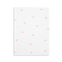 Pink Tiny Hearts Puffy Cover