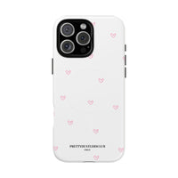 Pink Tiny Hearts Pattern (MagSafe) Phone Case