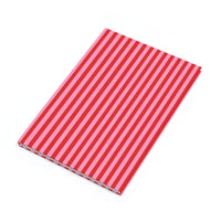 Red and Pink Stripes Hardcover Journal (A5)