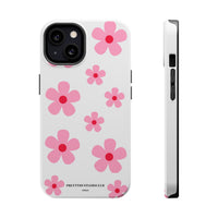 Pink Retro Daisy (MagSafe) Phone Case