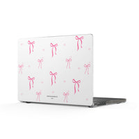Pink Bow Pattern MacBook Case