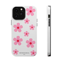 Pink Retro Daisy (MagSafe) Phone Case