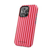 Red and Pink Stripes (MagSafe) Phone Case