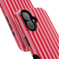 Red and Pink Stripes (MagSafe) Phone Case