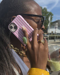 Pink Stripes (MagSafe) Phone Case