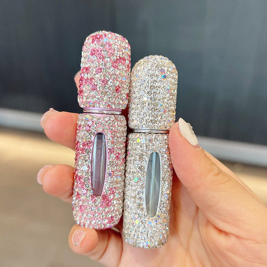 Mini Bling Bling Rhinestone Perfume Refillable Bottle/Atomizer (5ml) - PrettyHustlersClubCJYD190368002BYAccessories